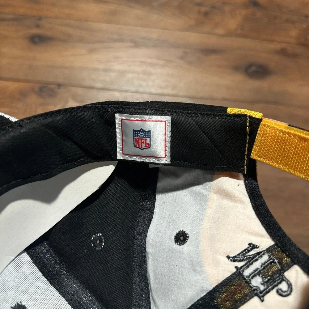 Y2K NFL Black Pittsburgh Steelers Hat Mens OSFA